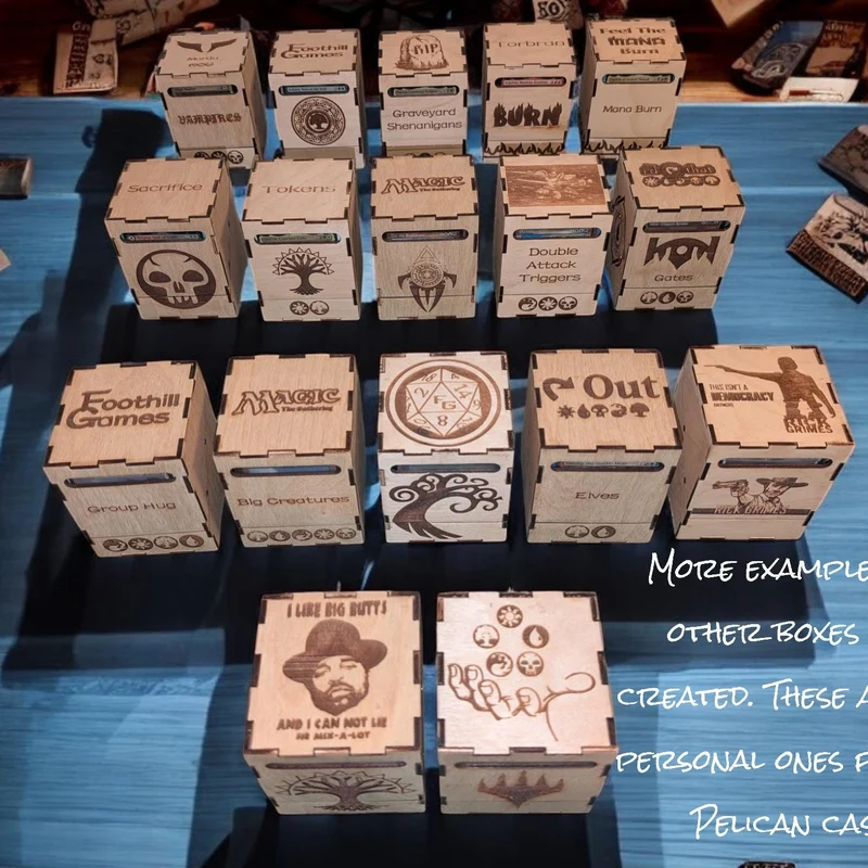 Laser-Engraved Deck Box